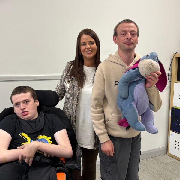 George, Angela and Albert from Caritas Care's FX Service